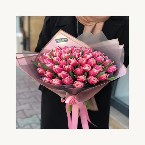 Pembe Laleler Buketi