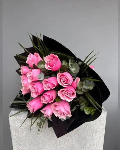 15’li Pembe Gül Buketi