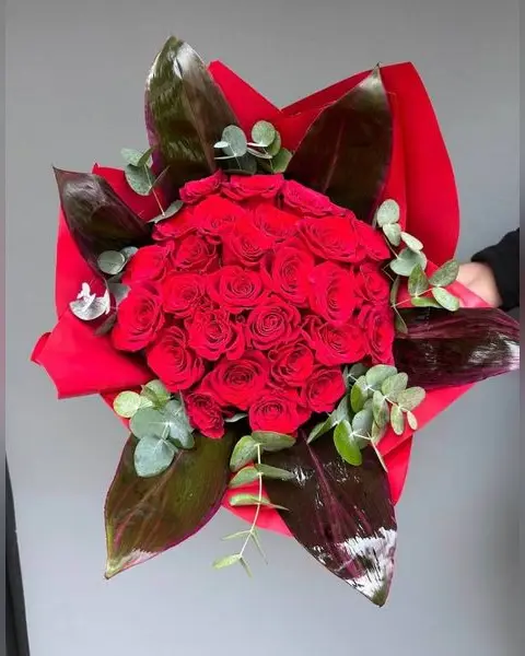 26’lı Kırmızı Gül Buketi