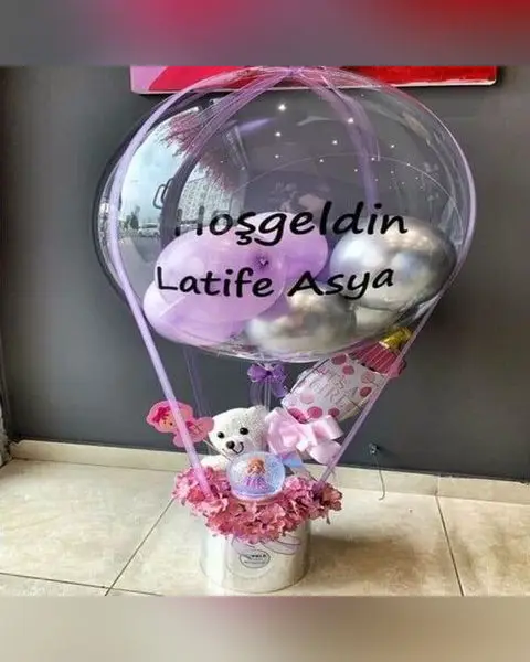 Kız Bebek Balon Kutusu